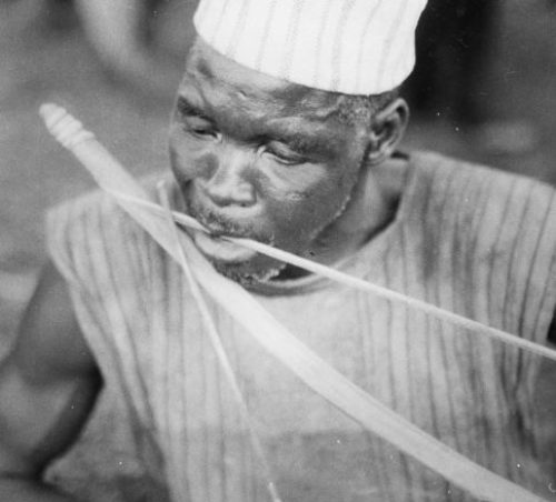 Joueur d'arc musical, ©Tropenmuseum, part of the National Museum of World Cultures, CC BY-SA 3.0, Wikimedia Commons