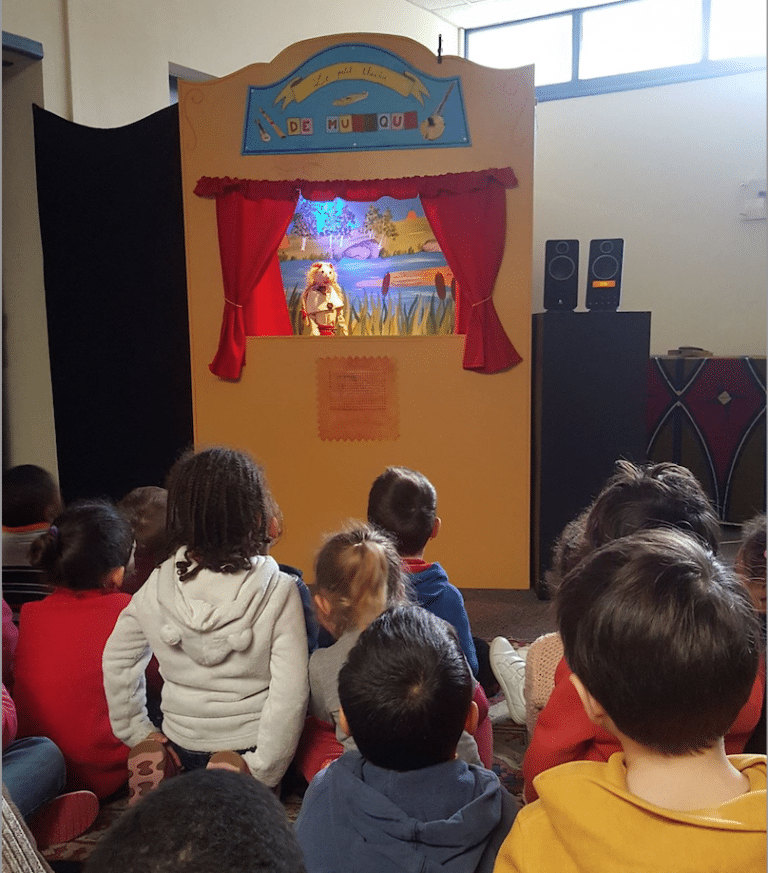 Atelier pédagogique au Mans : marionnettes