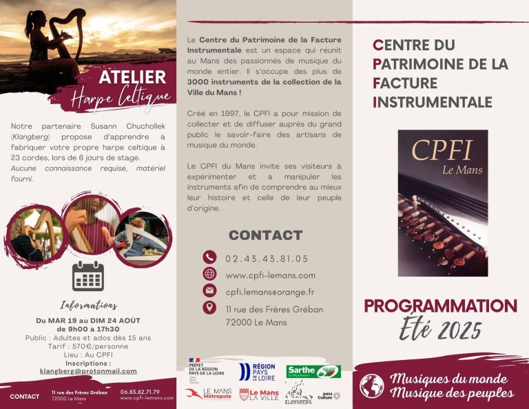 Brochure animations et ateliers été 2025-2