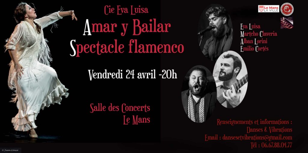 Spectacle Flamenco « Amar y Bailar », 24 avril 2026