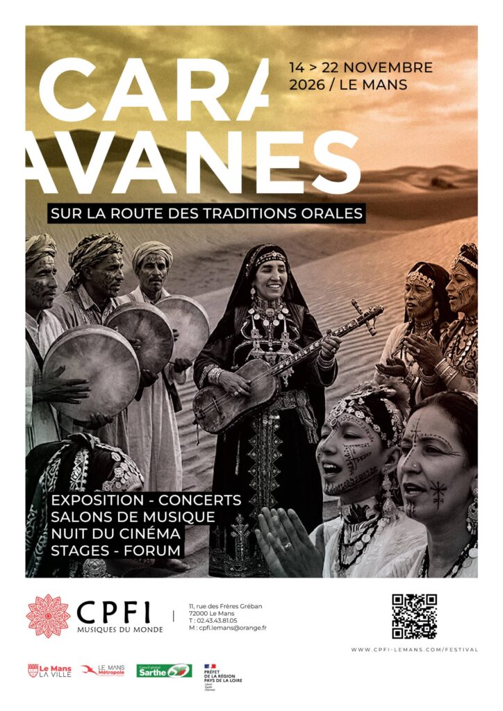 Festival Caravanes : Sur la Route des Traditions Orales, du 14 au 22 novembre 2026
